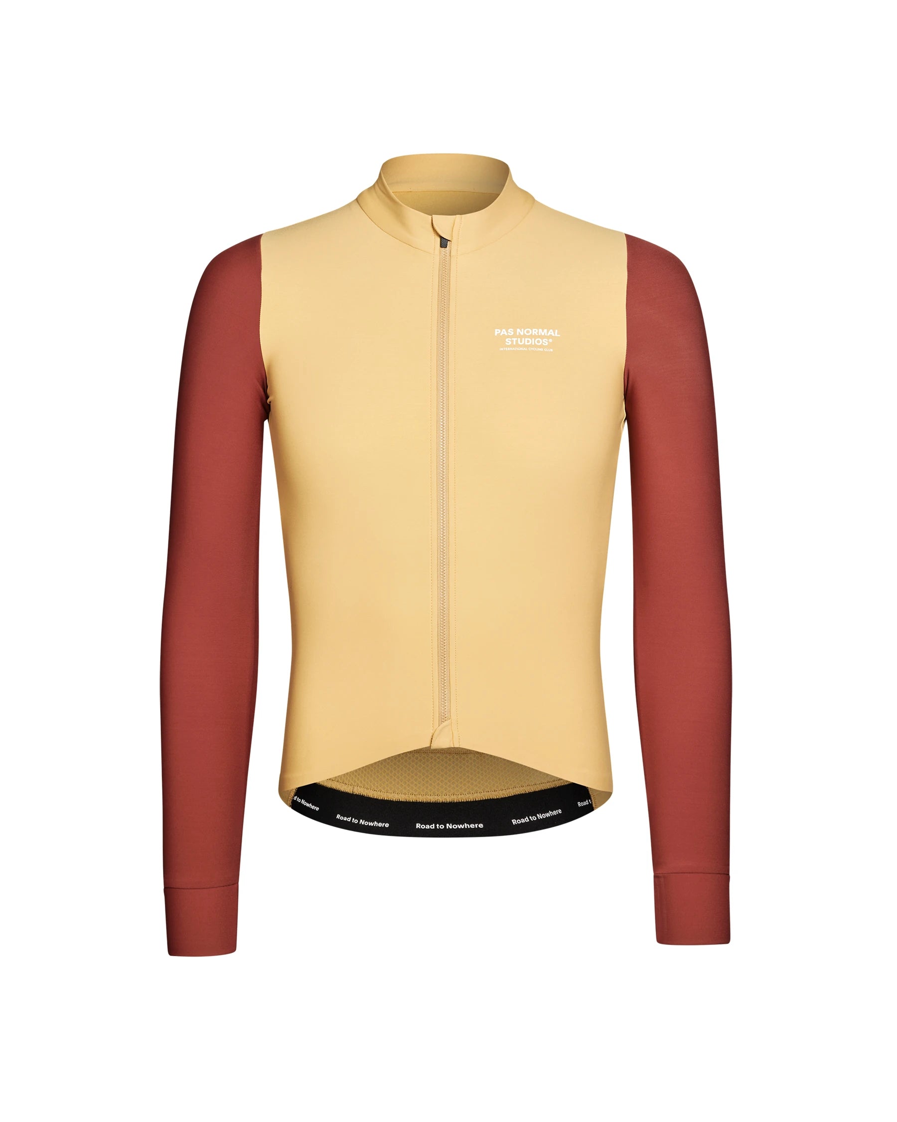 Pas Normal Studios | Men's Mechanism Long Sleeve Jersey | MAGNET