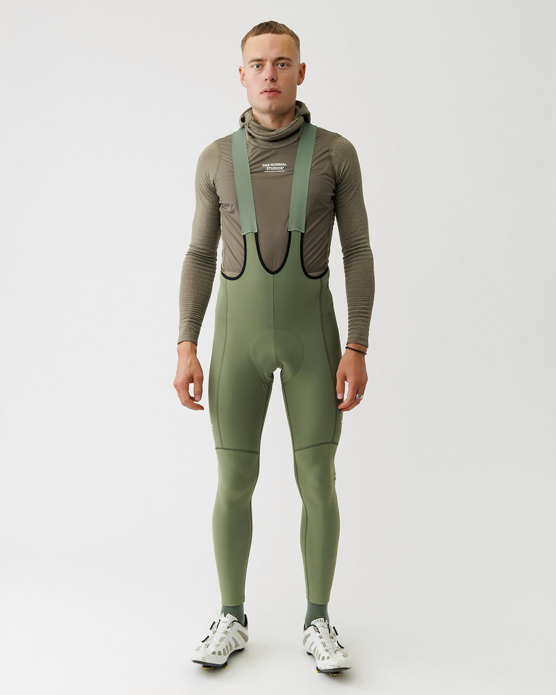 Pas Normal Studios | Men's Essential Thermal Long Bibs | MAGNET