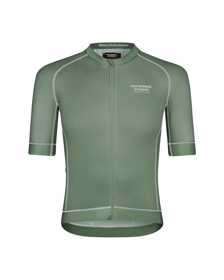 Pas Normal Studios Mechanism ジャージーオレンジM Men's Mechanism Long Sleeve Jersey | Pas Normal Studios