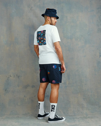 T.K.O. Off-Race Cotton Twill Shorts