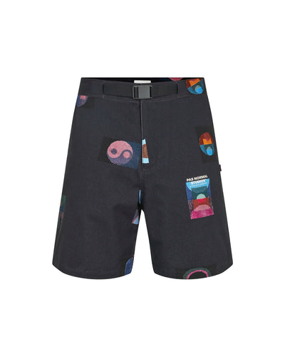 T.K.O. Off-Race Cotton Twill Shorts